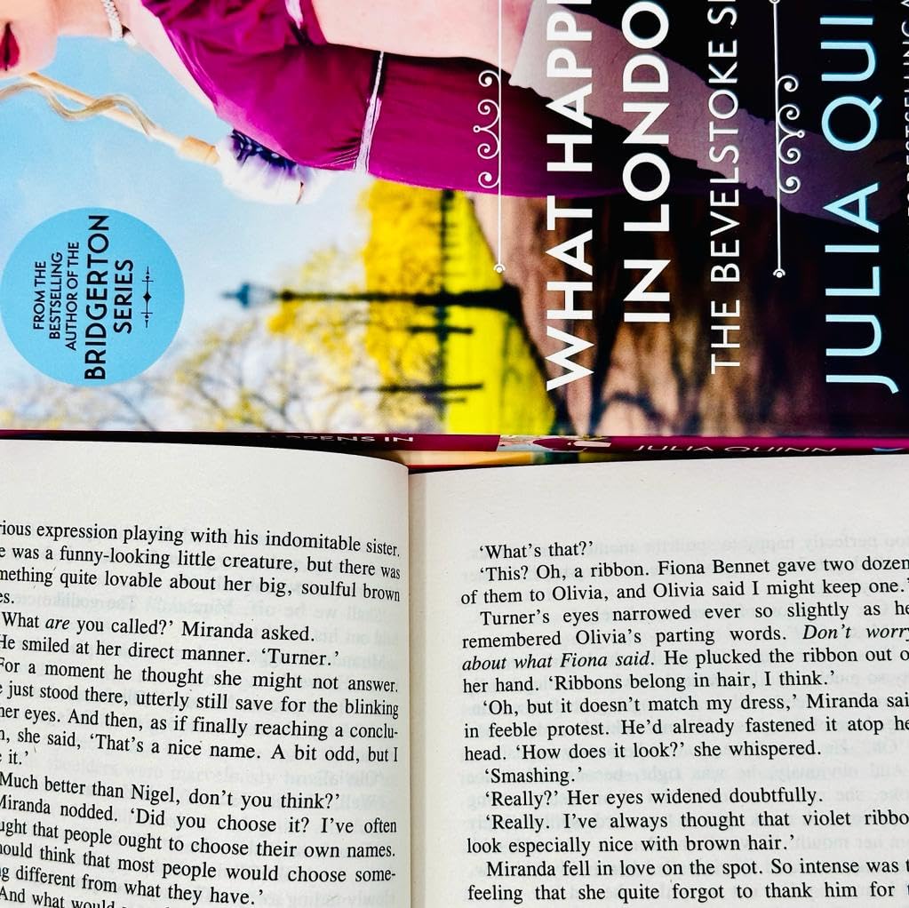 The Bevelstoke Series 3 Books Collection Set By Julia Quinn (The Secret Diaries Of Miss Miranda Cheever, What Happens In London & Ten Things I Love About You)