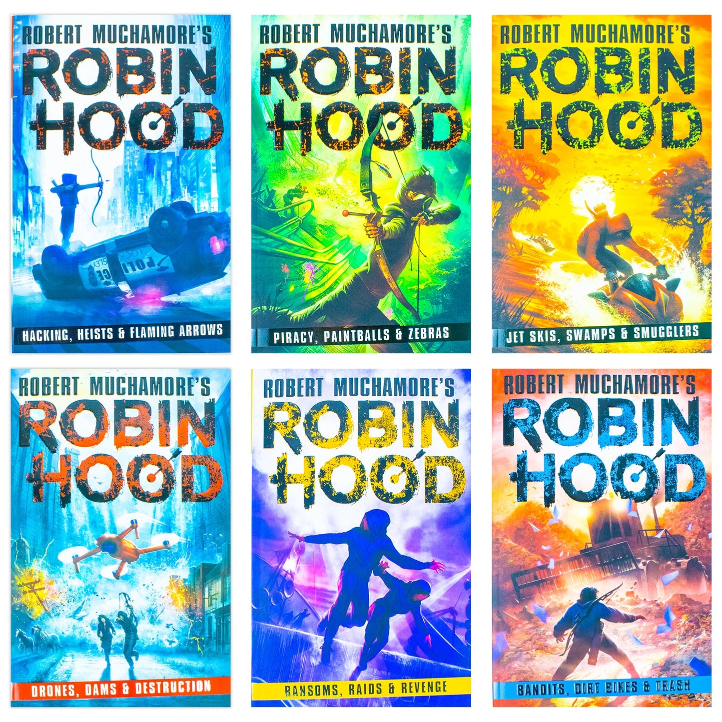 Robin Hood Series 6 Book Set Collection by Robert Muchamore