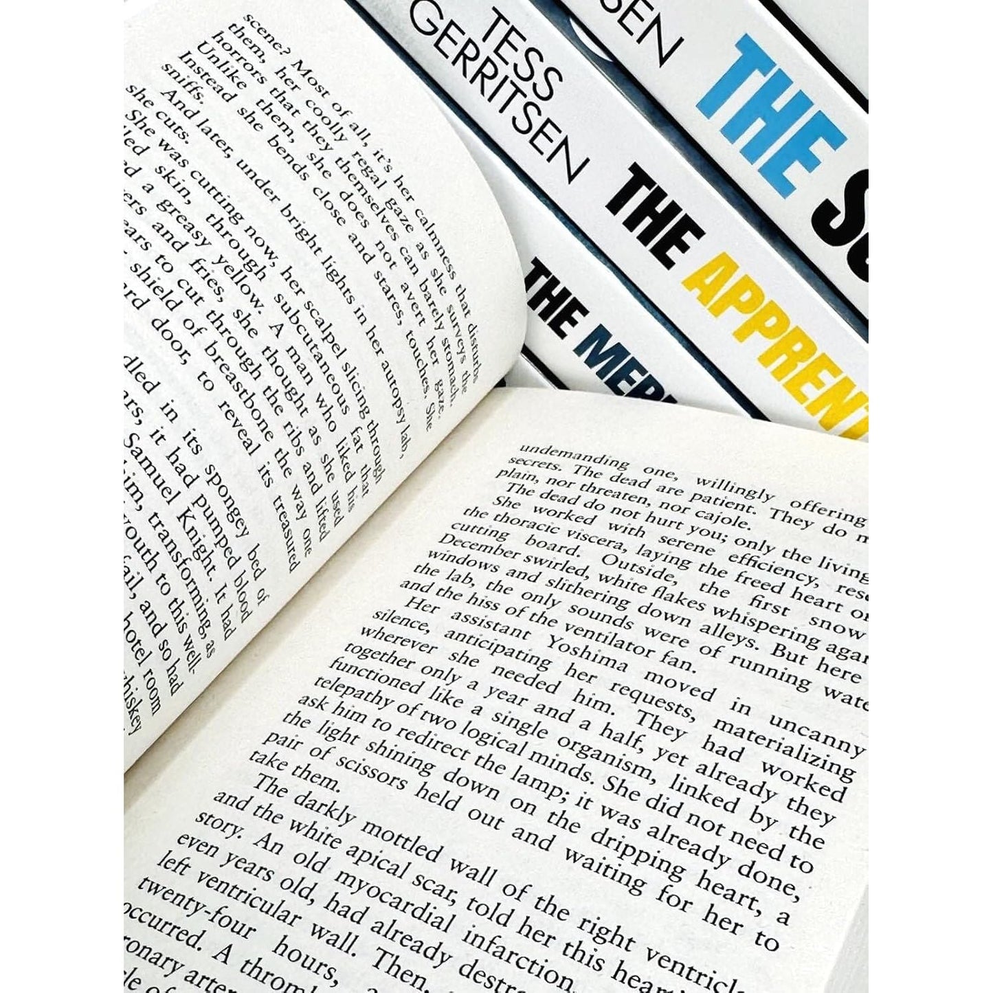 Tess Gerritsen Rizzoli & Isles Series 1-6 Books Collection Set (The Apprentice, The Surgeon, The Sinner, Vanish, The Memphisto Club, Body Double)