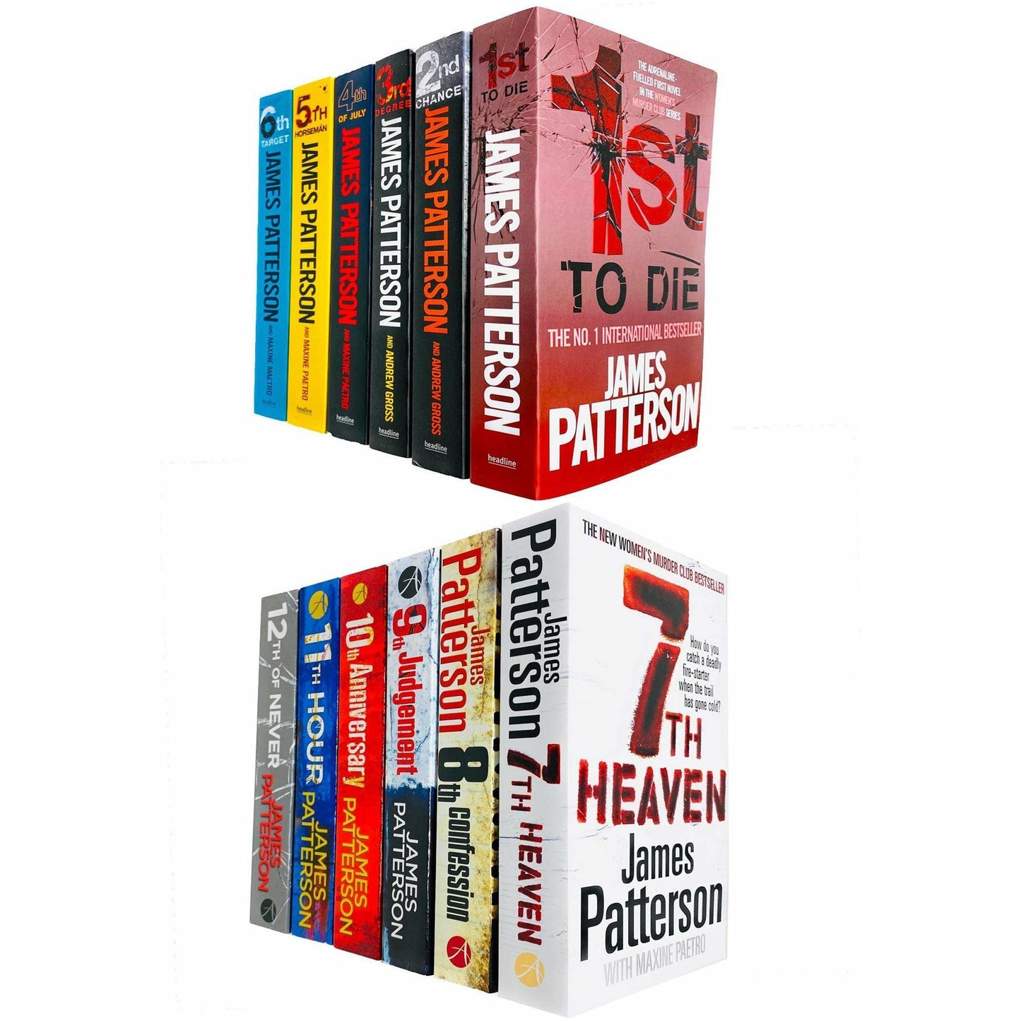 Women’s Murder Club 12 Books Collection Set by James Patterson | Crime & Thriller Series
