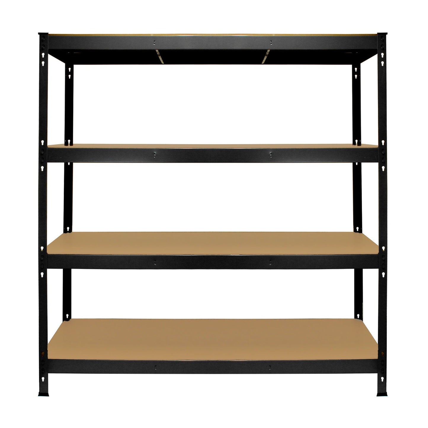 Monster Racking Q-Rax Heavy Duty Storage Shelving, 160cm W, 60cm D, Black