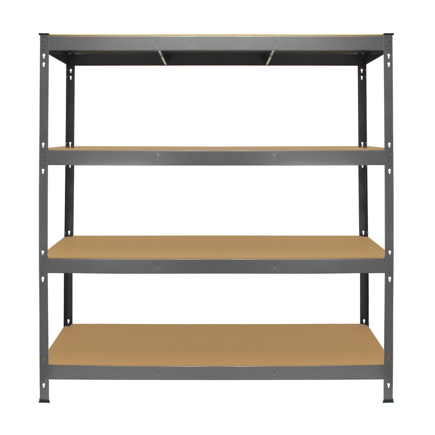 Monster Racking Q-Rax Heavy Duty Storage Shelving, 160cm W, 60cm D, Grey