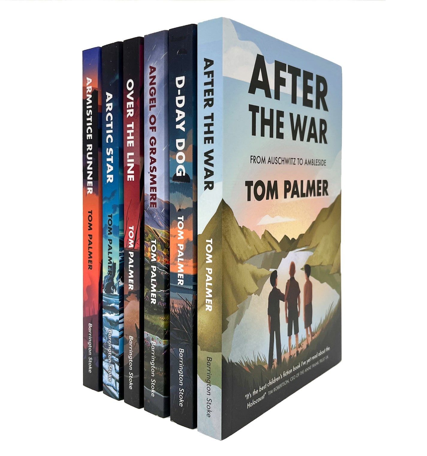 Tom Palmer Conkers Series 6 Books Collection Set (Armistice Runner, D-Day Dog, After the War, Over the Line, Angel of Grasmere & Arctic Star)