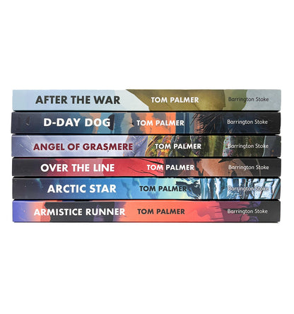 Tom Palmer Conkers Series 6 Books Collection Set (Armistice Runner, D-Day Dog, After the War, Over the Line, Angel of Grasmere & Arctic Star)