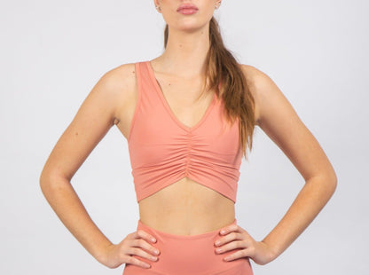 Ruched crop top