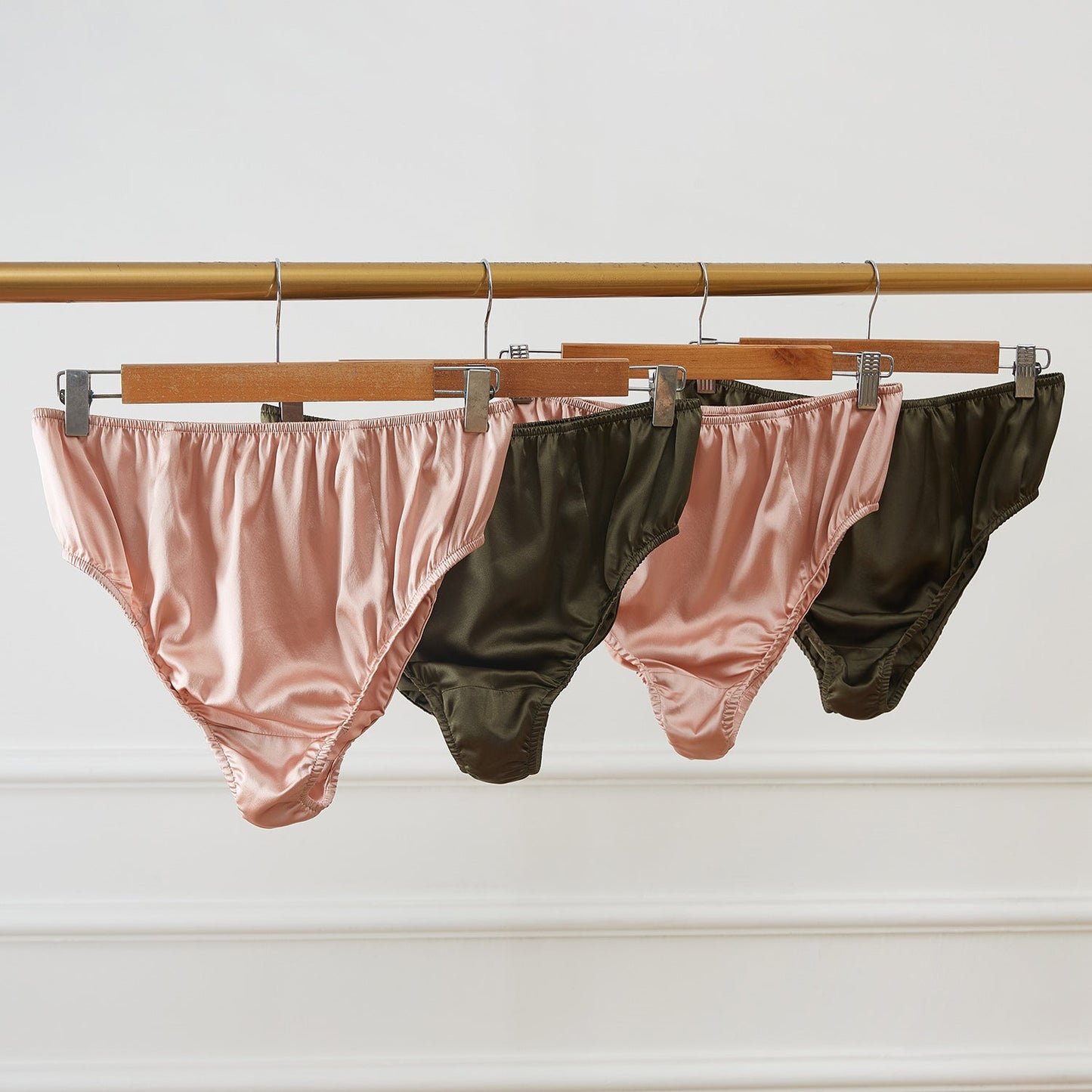 Custom Made Pure Mulberry Silk Brazilian Panties | High Waist | 19 Momme | Float Collection