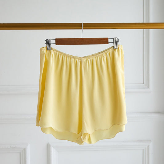 Custom Made Pure Silk Scallop Edged Shorts | 19 Momme Silk Charmeuse