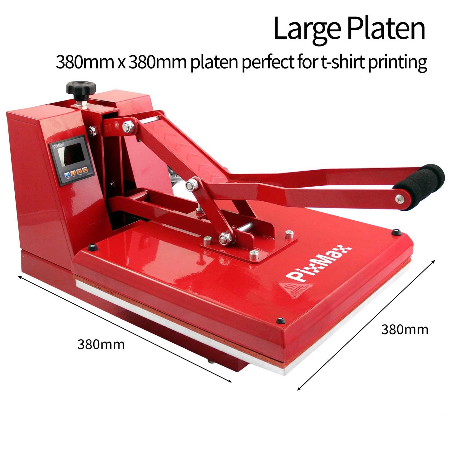 PixMax 38cm x 38cm Clam Heat Press