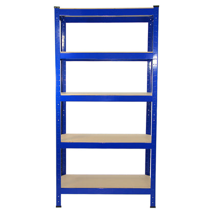 Racking Storage Shelving Heavy Duty Garage 5 Tier 75cm Steel Shelves Warehouse[Blue,8]