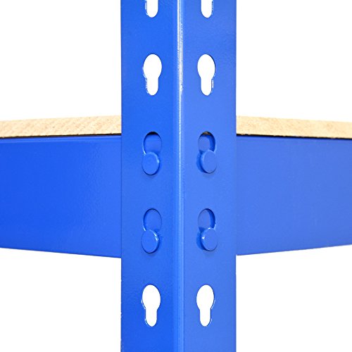 10 x Q-Rax Blue Metal Racking Units 120 x 50 x 180cm