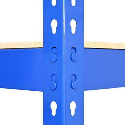 10 x Q-Rax Blue Metal Racking Units 120 x 50 x 180cm