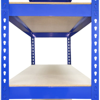 10 x T-RAX Blue Metal Racking Units 120cm x 45cm x 180cm