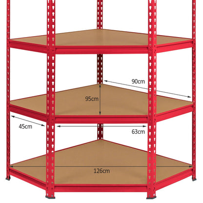 Z-Rax 90cm Racking Bundle: Corner Shelving and 2 Garage Racking Bays