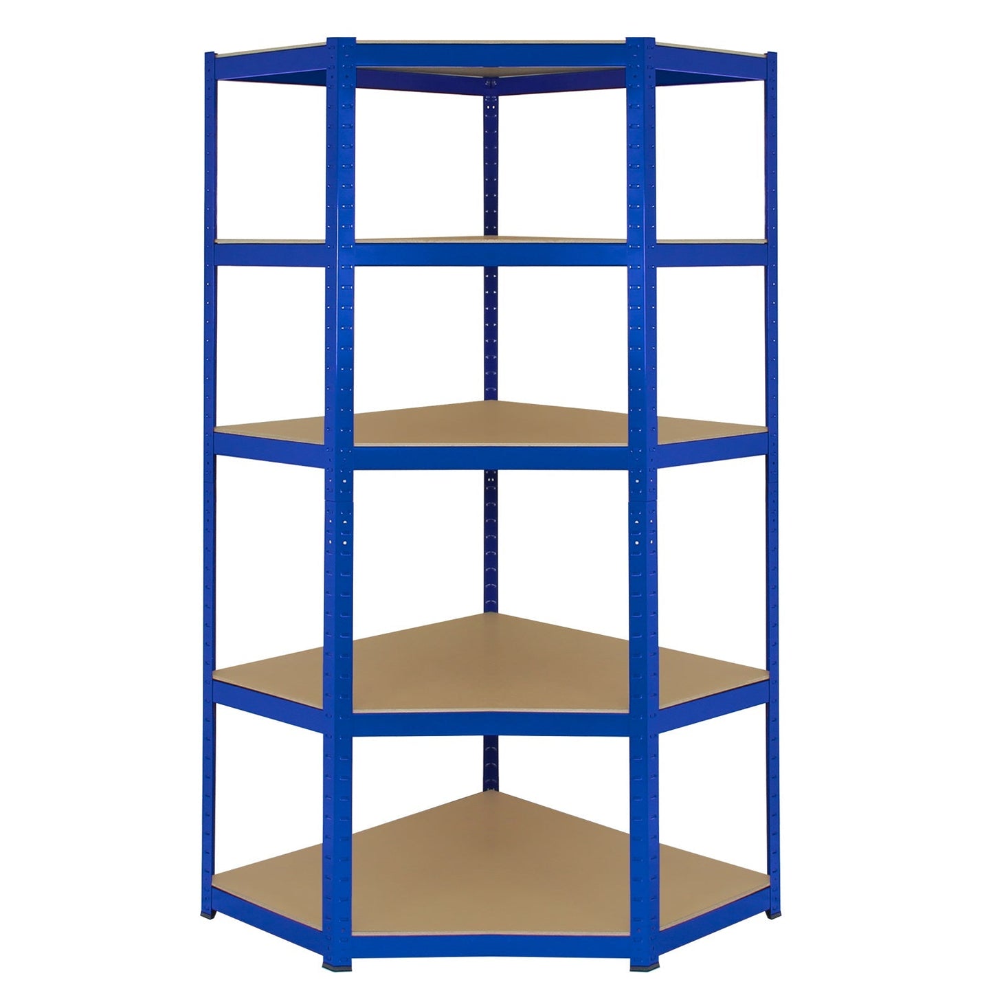 Monster Racking T-Rax Corner Storage Shelf Unit, Blue, 90cm Wide