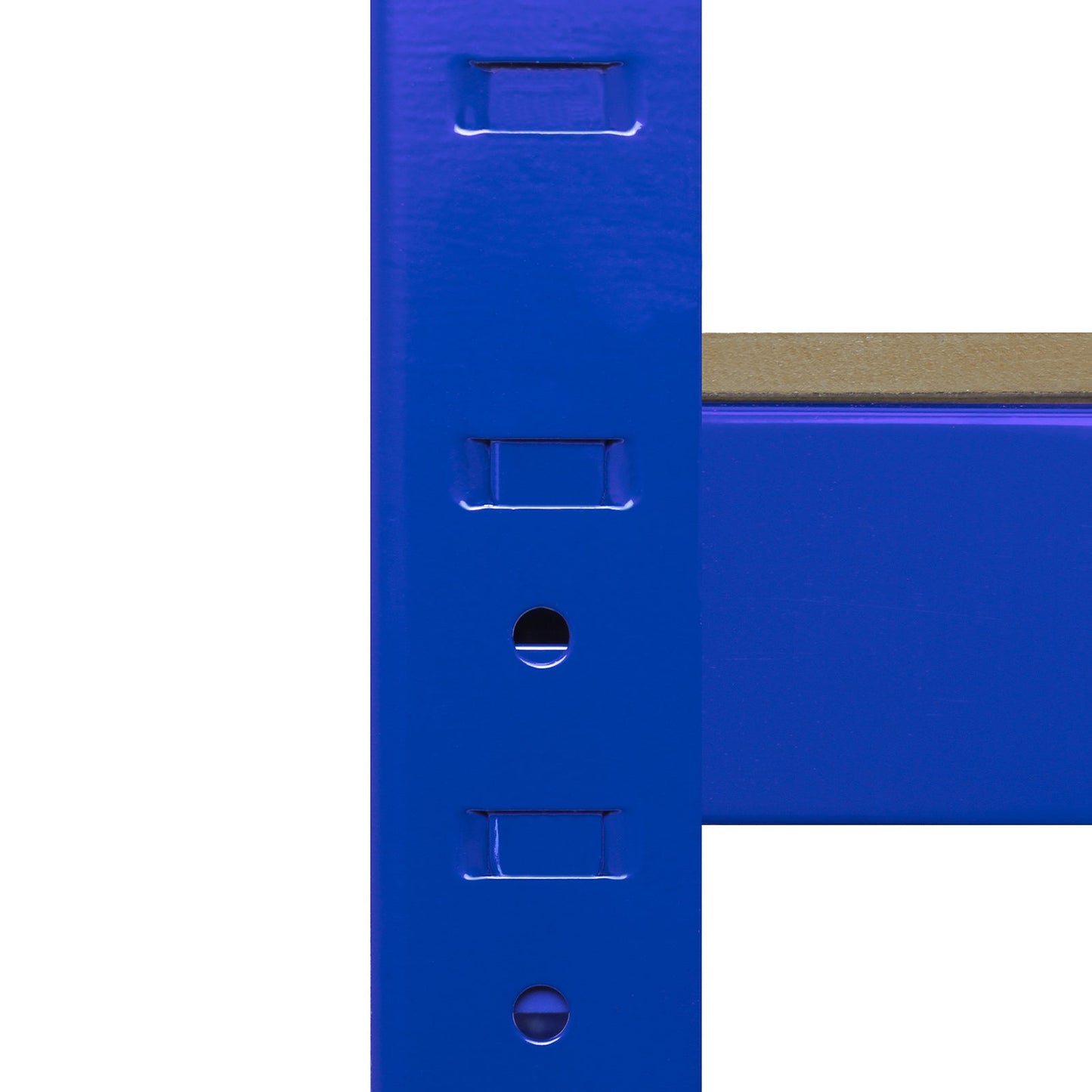 Monster Racking T-Rax Corner Storage Shelf Unit, Blue, 90cm Wide