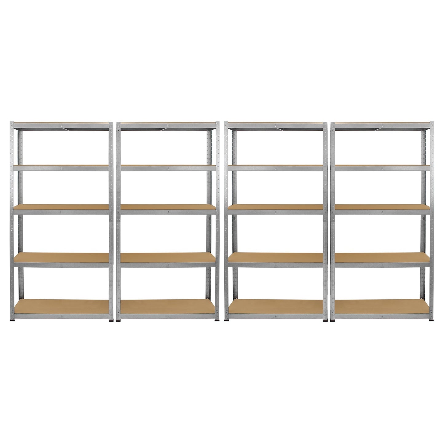 Monster Racking 4 x Galwix Galvanised Steel Shelves, 90cm Wide