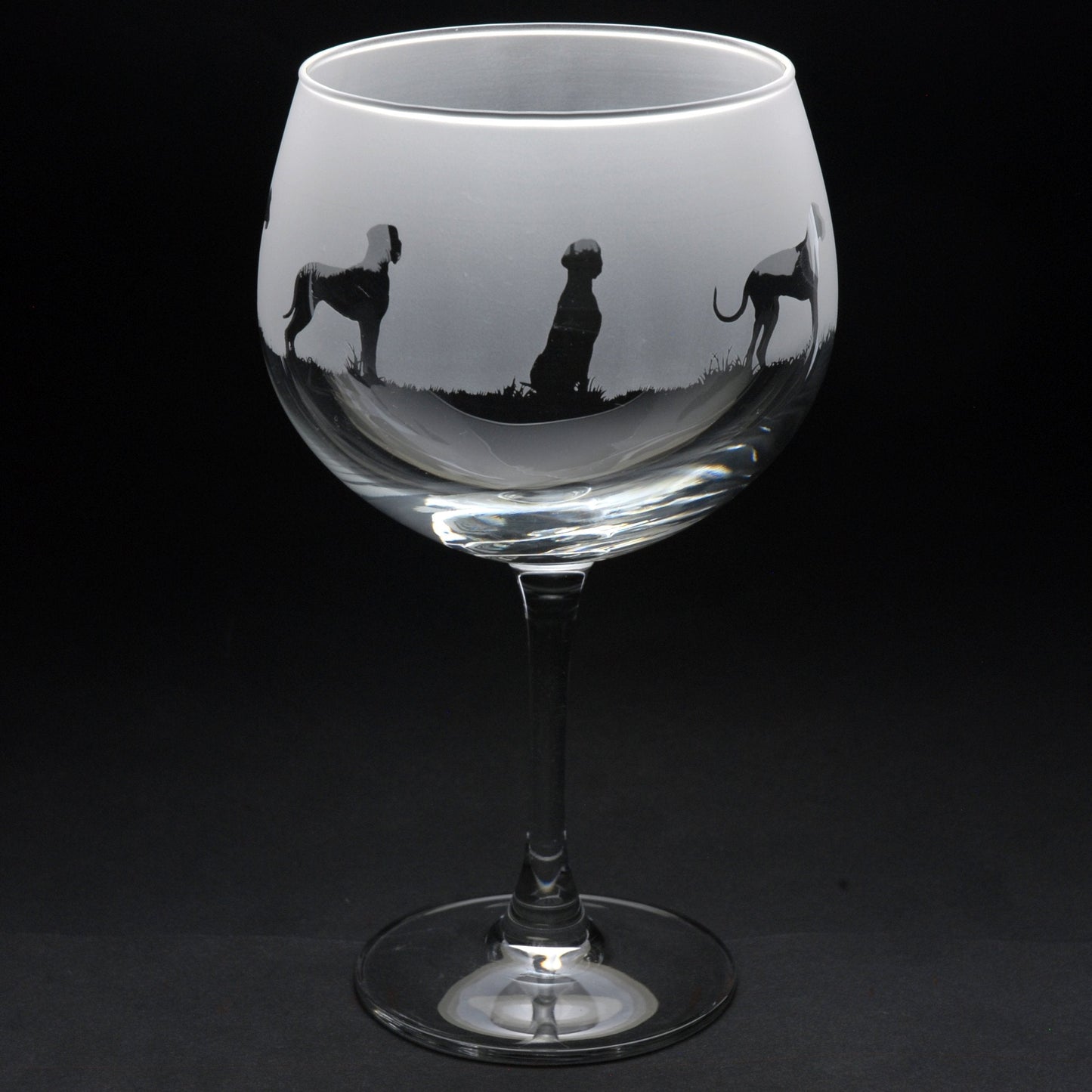 Great Dane Dog Gin Cocktail Glass - Hand Etched/Engraved Gift