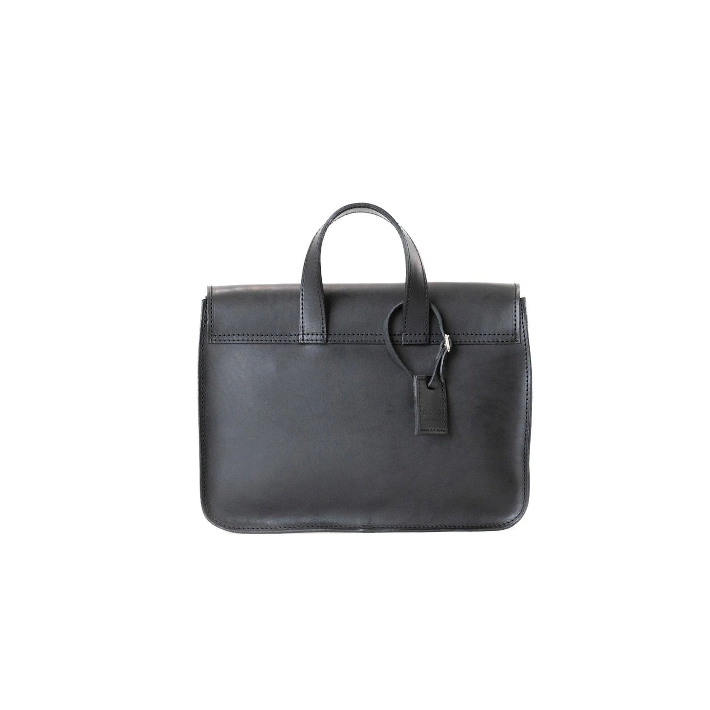 Leather Messenger in Cuoio Black Mod 160