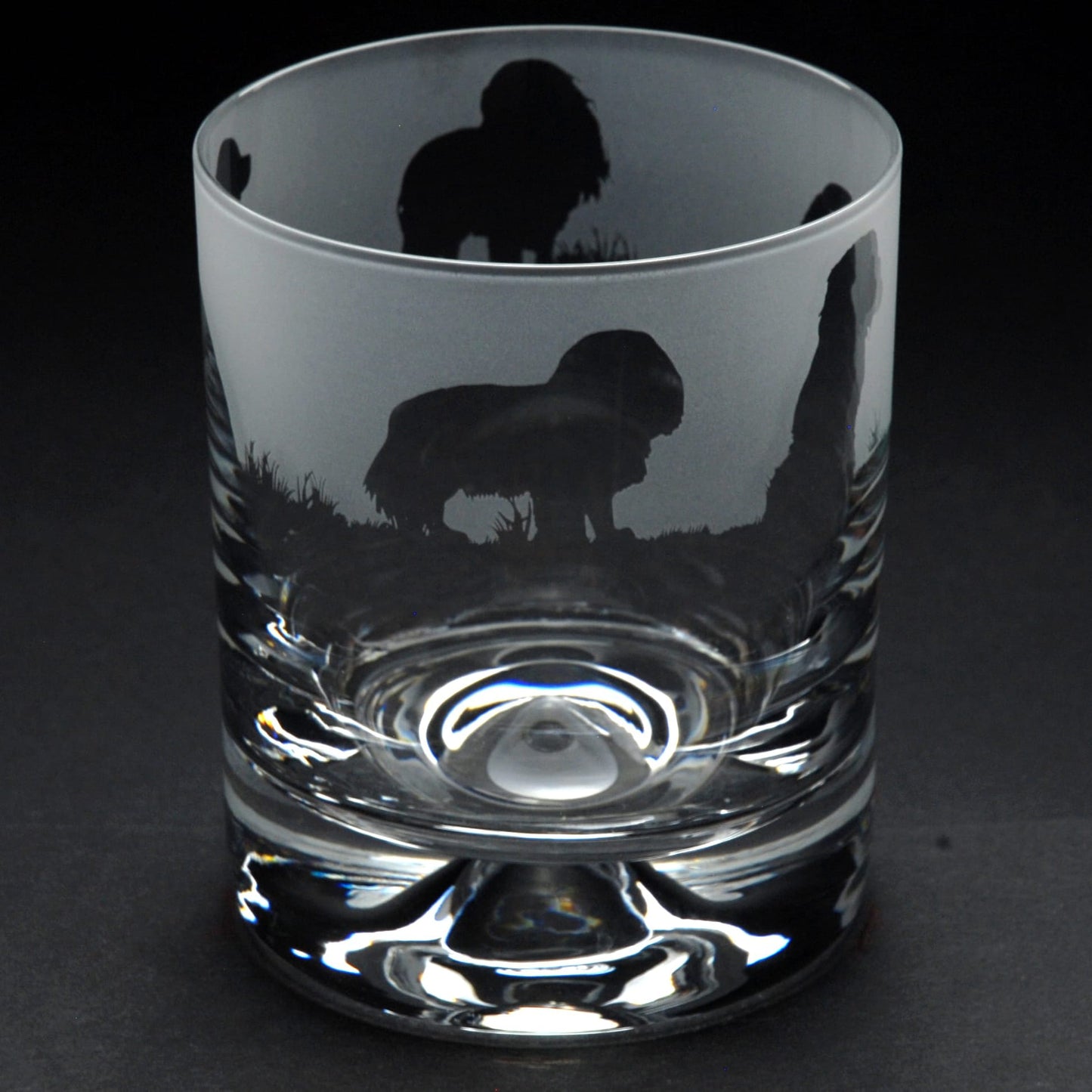 Chihuahua Dog Whiskey Tumbler Glass - Hand Etched/Engraved Gift