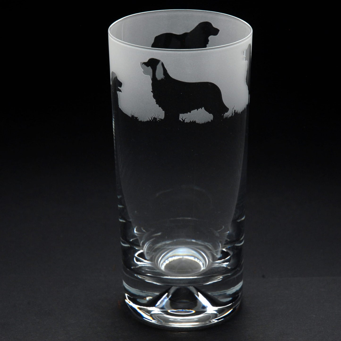 Golden Retriever Dog Highball Glass - Hand Etched/Engraved Gift