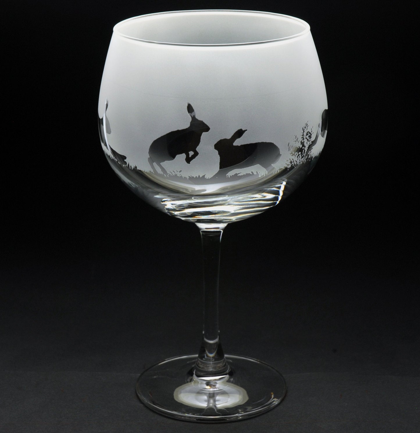 Hare Gin Cocktail Glass - Hand Etched/Engraved Gift