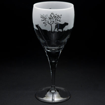 Capybara Crystal Wine Glass - Hand Etched/Engraved Gift