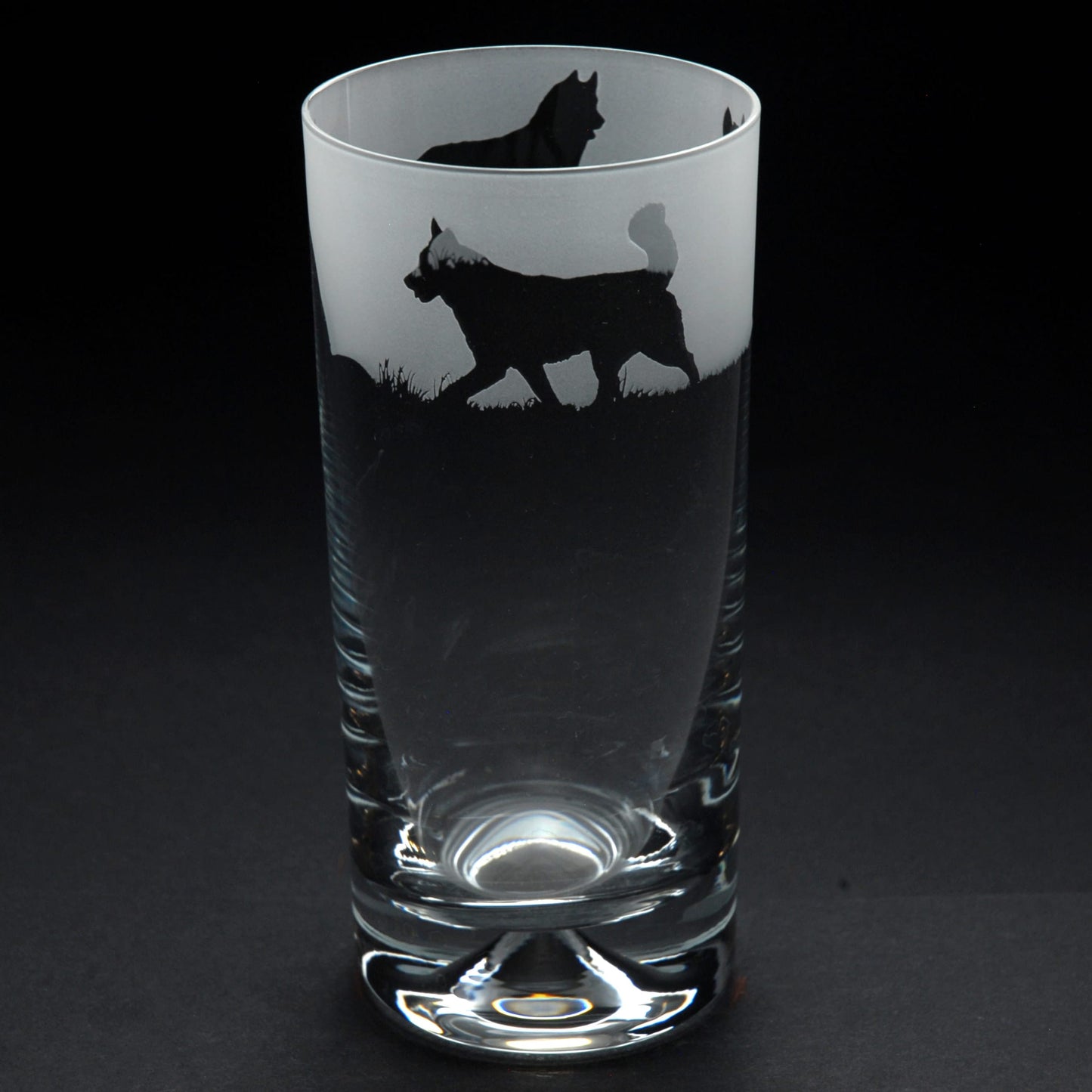 Husky Dog Highball Glass - Hand Etched/Engraved Gift