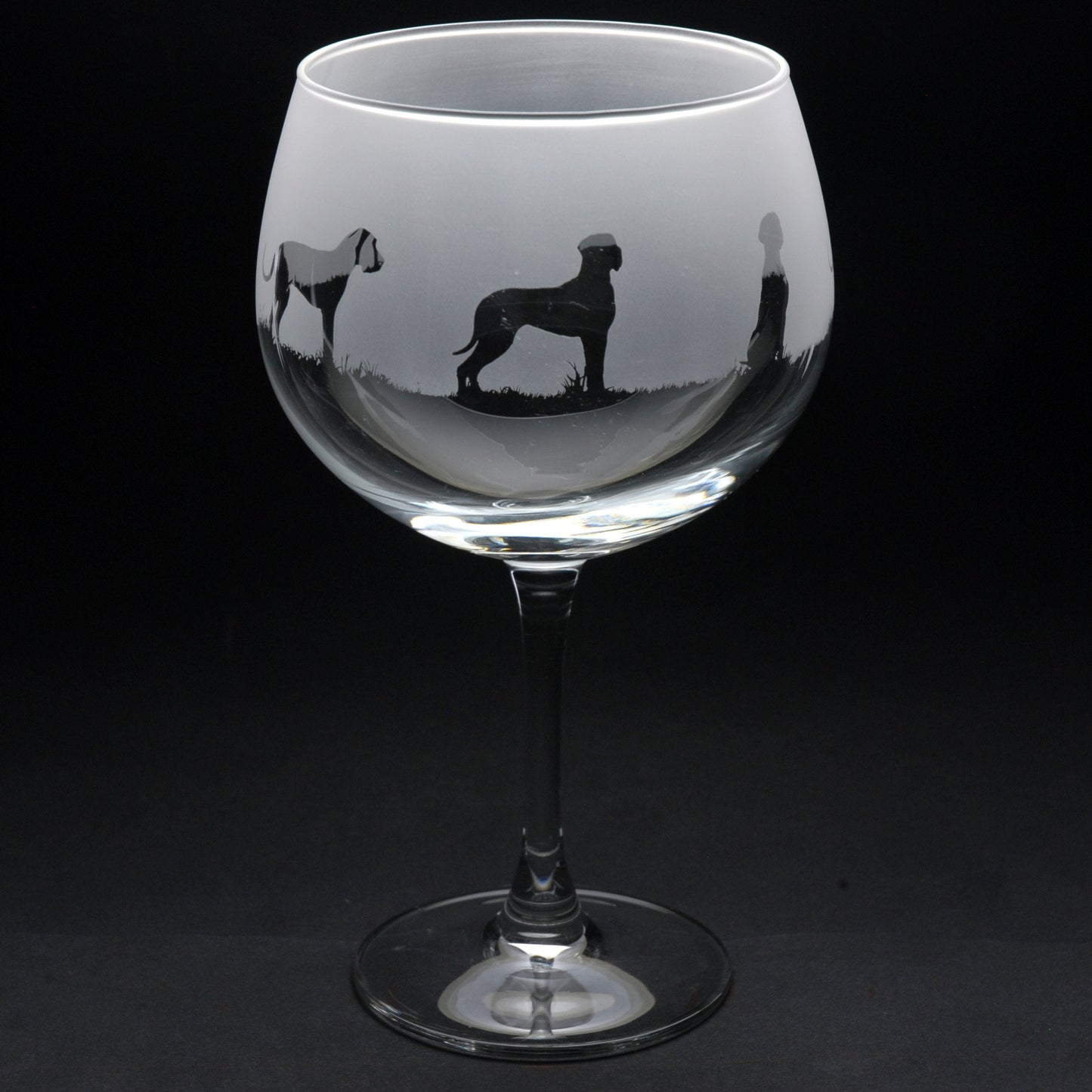 Great Dane Dog Gin Cocktail Glass - Hand Etched/Engraved Gift