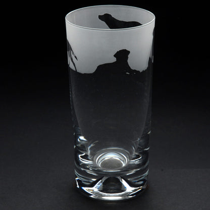 Labrador Dog Highball Glass - Hand Etched/Engraved Gift