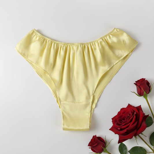 Custom Made Pure Mulberry Silk Hipster Panties | Mid Waist | 19 Momme | Float Collection