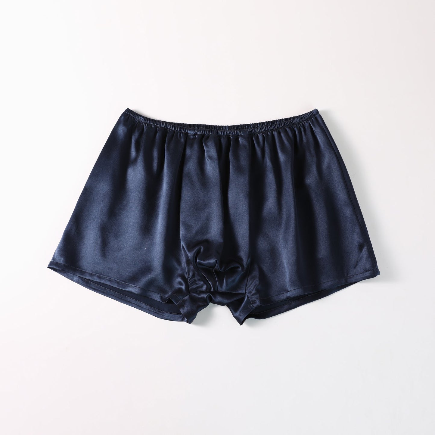 Navy Pure Mulberry Silk Men's Trunks | Low Rise | 19 Momme | Soar Collection