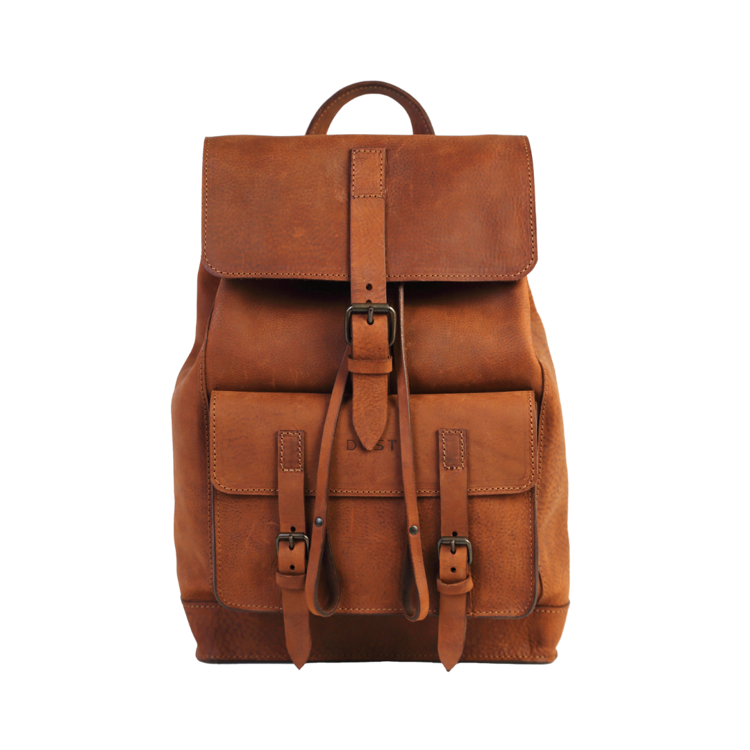 Leather Backpack in Heritage Brown Mod 103