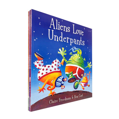 Aliens Love Underpants Collection 6 Books Set | Pirates, Dinosaurs & Monsters Love Underpants – Funny Children’s Picture Books