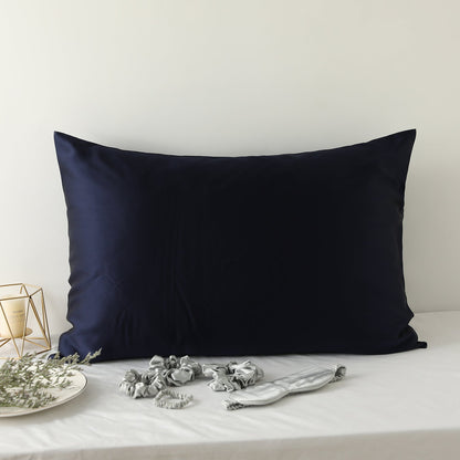 Blue Corn Luxury Pure Mulberry Silk Pillowcase | Queen | 32 Momme | Drape Collection