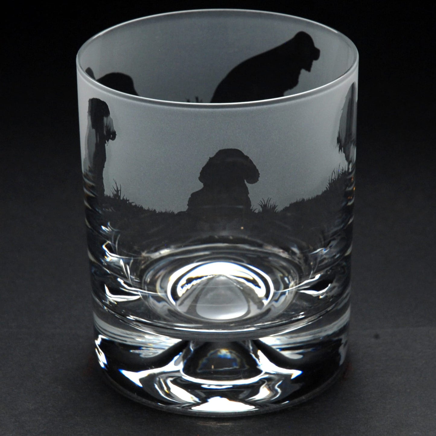 Chihuahua Dog Whiskey Tumbler Glass - Hand Etched/Engraved Gift