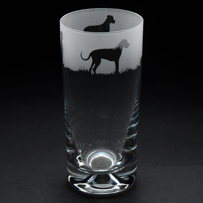 Great Dane Dog Highball Glass - Hand Etched/Engraved Gift