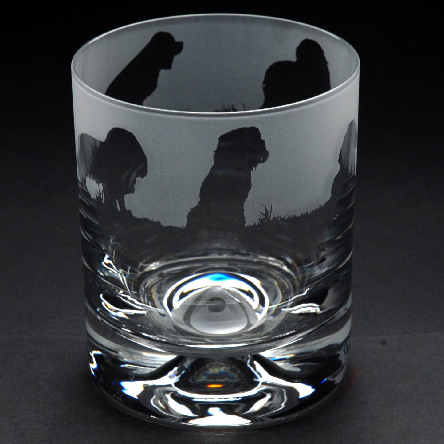 Chihuahua Dog Whiskey Tumbler Glass - Hand Etched/Engraved Gift