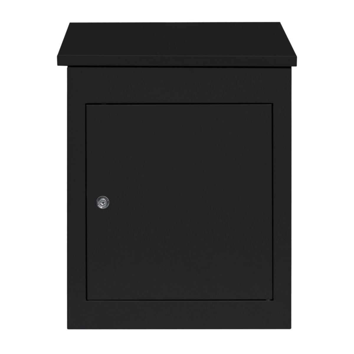 Black Anti-Theft Parcel Post Box