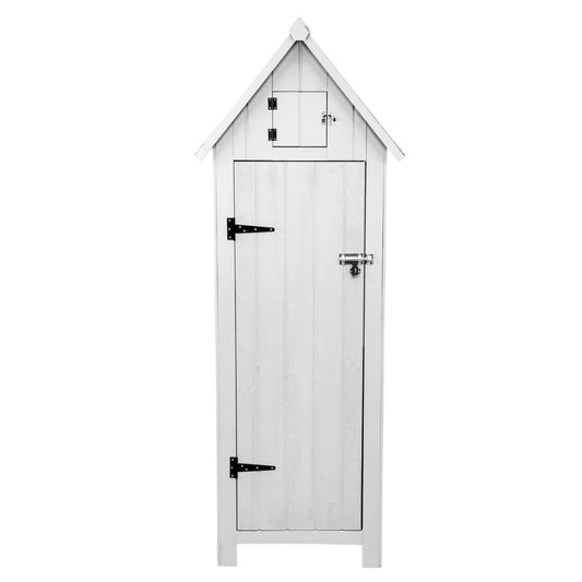 Wooden Garden Shed – White