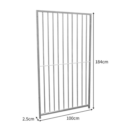 1m Dog Run Panel – 8cm Bar Spacing