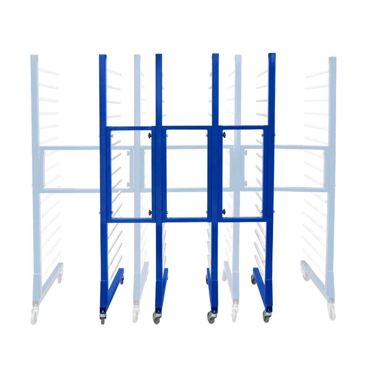 Combi Spray Drying Rack Trolley x 5 & 4 Connectors