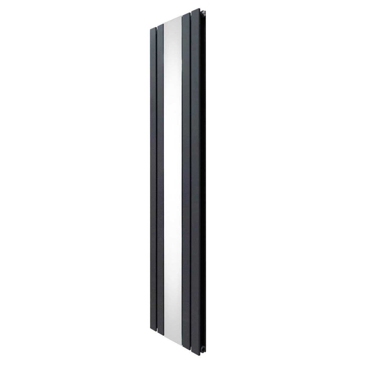 Flat Mirror Radiator - 1800mm x 425mm - Anthracite Grey