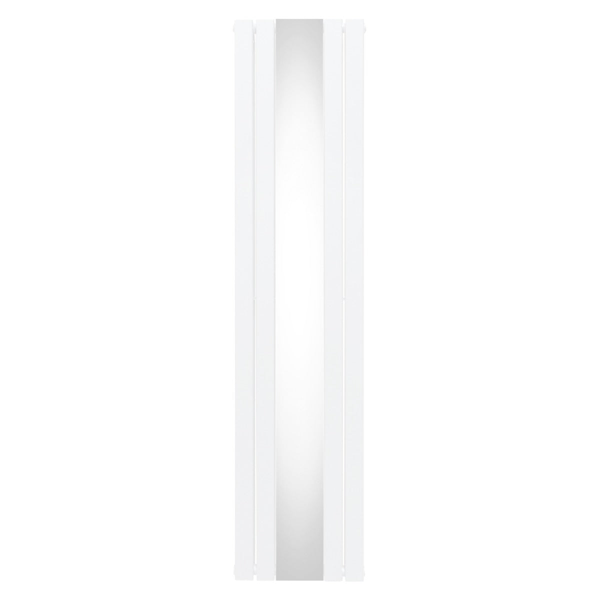 Flat Mirror Radiator - 1800mm x 425mm - White