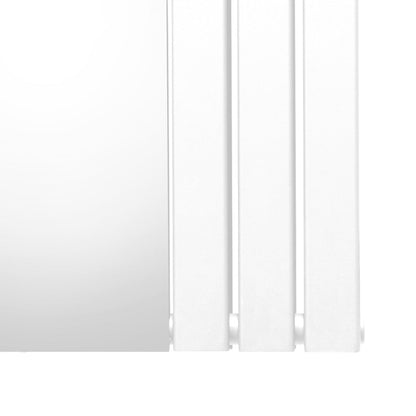 Flat Mirror Radiator - 1800mm x 565mm - White