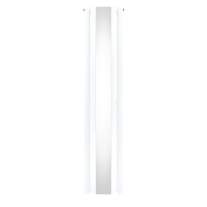 Oval Mirror Radiator - 1800mm x 380mm - White