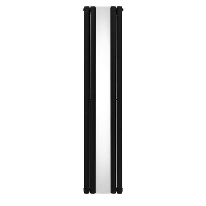 Oval Mirror Radiator - 1800mm x 380mm - Black