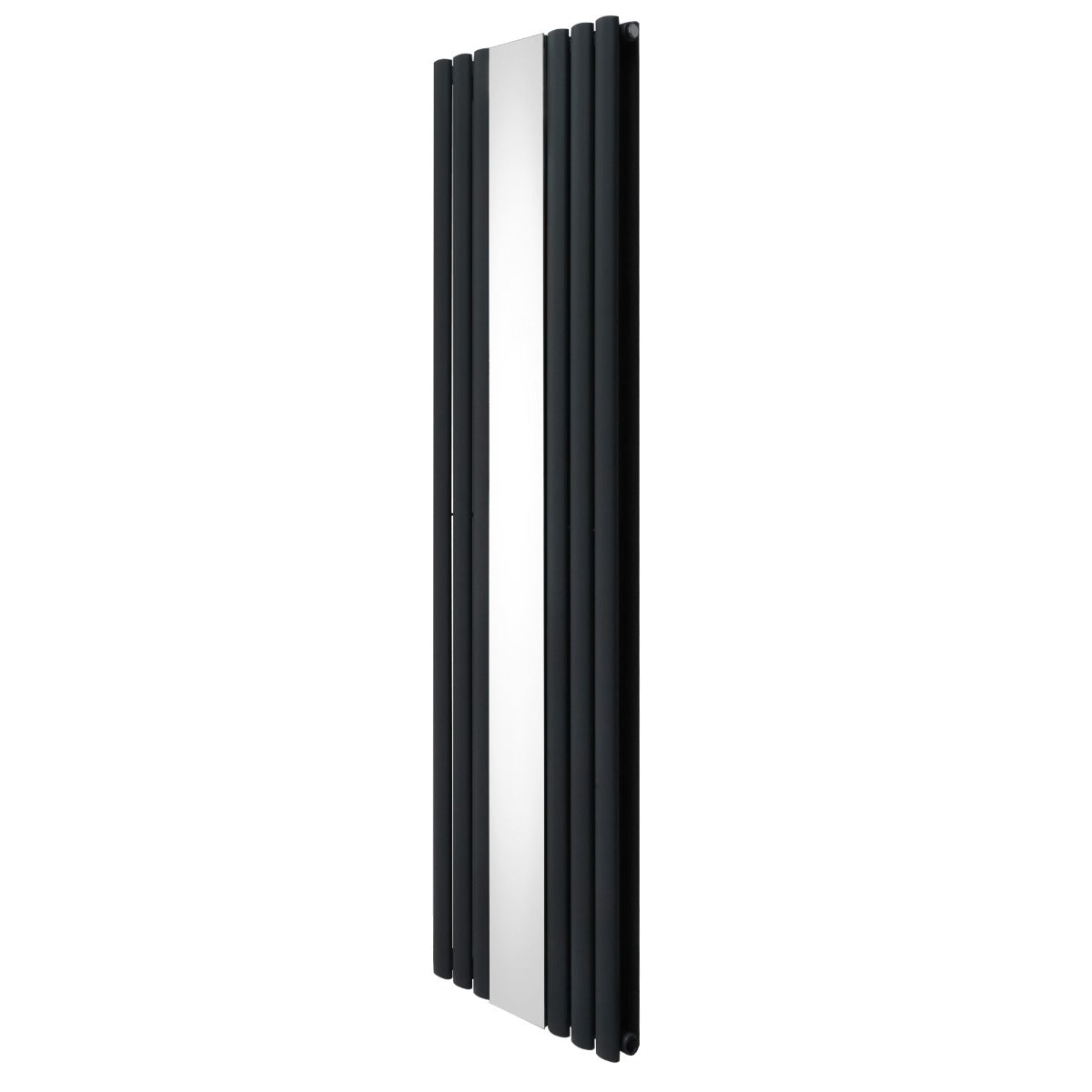 Oval Mirror Radiator - 1800mm x 500mm - Anthracite Grey