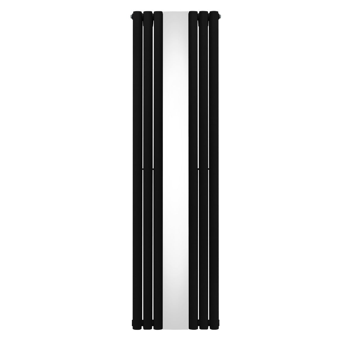 Oval Mirror Radiator - 1800mm x 500mm - Black