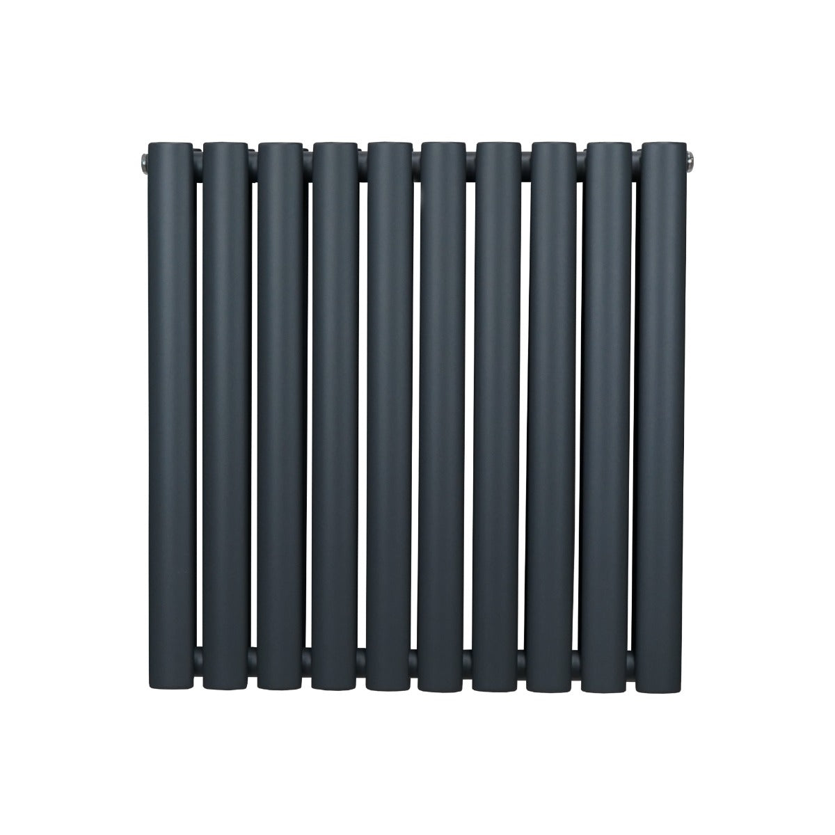 Oval Column Radiator – 600mm x 600mm - Anthracite Grey