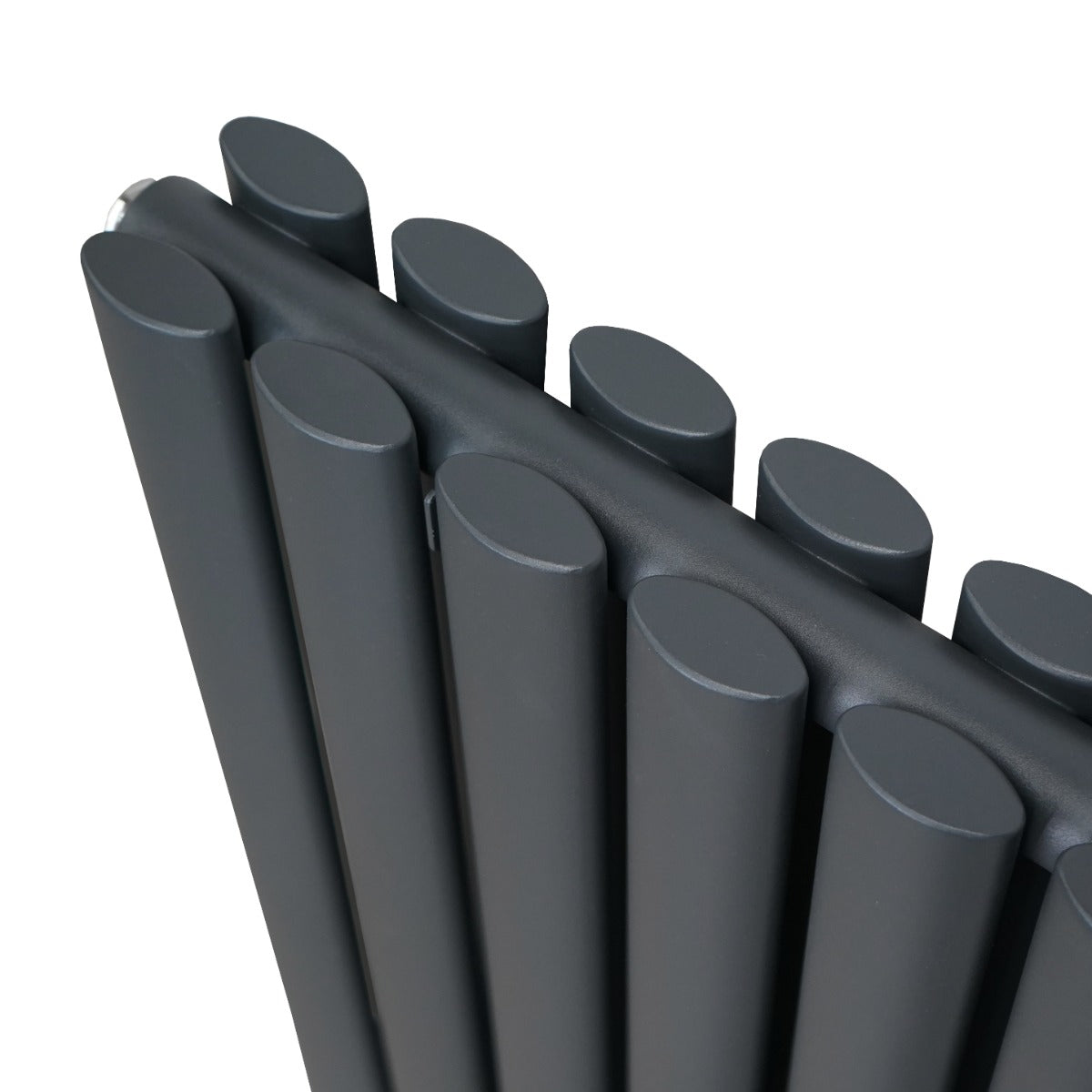 Oval Column Radiator – 600mm x 600mm - Anthracite Grey